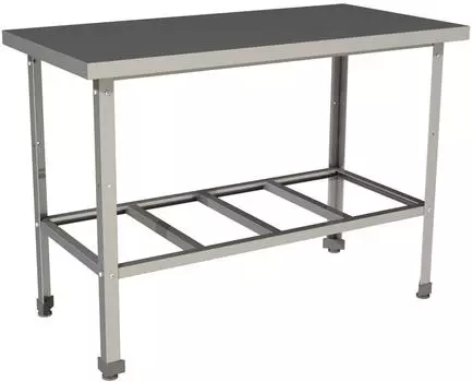 Стол производственный без борта с полкой решеткой Restoinox СП-9/6-Р-ЭЦ