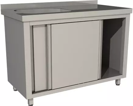 Стол производственный купе Restoinox СПЗК1М-11/6-БЛ