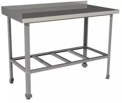 Стол производственный Restoinox СП-7/8-2БРЛ-ЭЦ 2 борта
