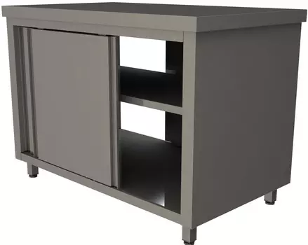 Стол производственный сквозной купе Restoinox СПСЗК-10/7