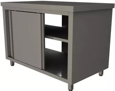 Стол производственный сквозной купе Restoinox СПСЗК-12/7