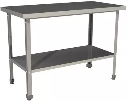 Стол производственный со сплошной полкой Restoinox СП-15/8-П-ЭК