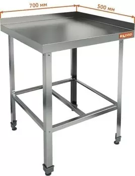 Стол производственный угловой Hicold НБМСУН-5/7Б