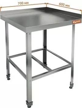 Стол производственный угловой Hicold НБМСУН-6/7Б