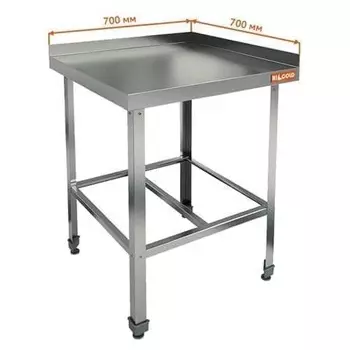 Стол производственный угловой Hicold НБМСУН-7/7Б