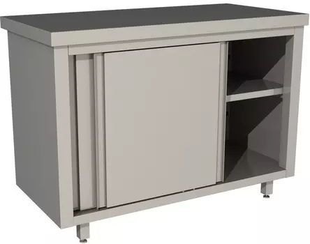 Стол производственный закрытый купе без борта Restoinox СПЗК-8/6