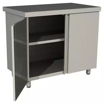 Стол производственный закрытый распашные двери Restoinox СПЗР-12/7