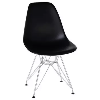 Стул Eames, хромированный каркас