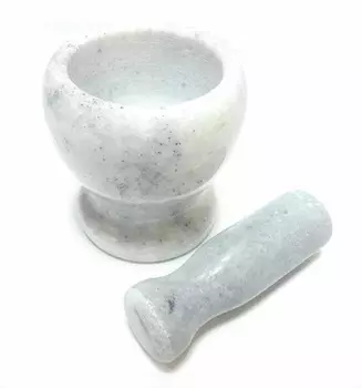 Ступка d= 9см h=11см с пестиком 12см гранит Resto (Китай) | 3805