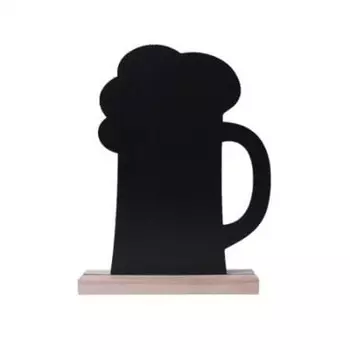 Табличка 229*288*40мм меловая Пиво тейбл тент на дерев. подставке Resto (Россия) | 04FE2008