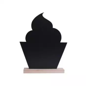 Табличка 257*313*40мм меловая Капкейк тейбл тент на дерев. подставке Resto (Россия) | 04FE2011