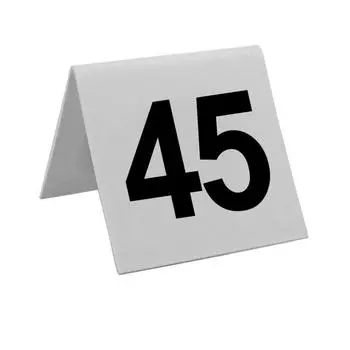 Табличка "Номера" (51-75) 7,5х7,5см пластик P.L. Proff Cuisine | TNP3-75