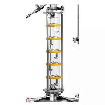 Тарельчатая колонна Ф75, 5 тарелок, 1,5"