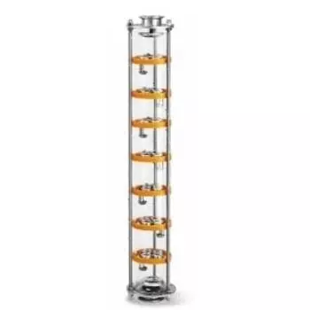 Тарельчатая колонна Ф90, 7 тарелок, 2"