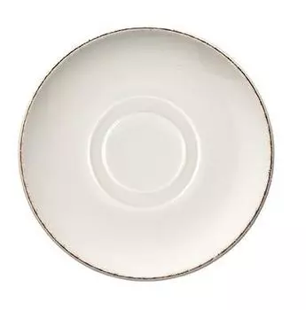 Тарелка 190мм подстановочная коричневый край Bonna Retro E100GRM19KKT