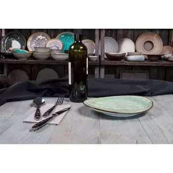 Тарелка 24,5х20х3,5см Blue Lake Fusion P.L. Proff Cuisine | P5078026-SH234