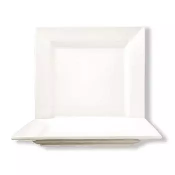 Тарелка 24х24см квадратная белая фарфор KW "Black Label" P.L. Proff Cuisine | P5123124