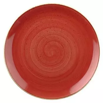 Тарелка Churchill SBRSEV101 | Stonecast, цвет Berry Red SBRSEV101