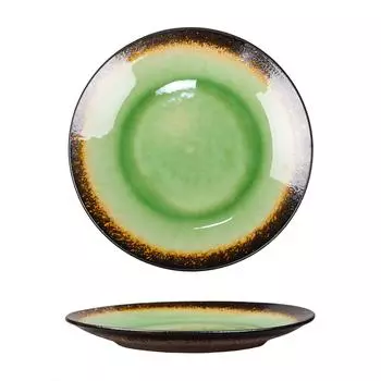 Тарелка d 27см Green Spider Silk Stockholm P.L P.L. Proff Cuisine | JM-2301-GREEN