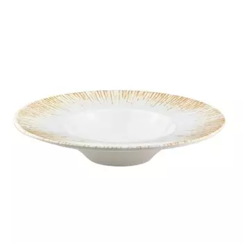 Тарелка для пасты d=280мм 400мл светло-бежевый Iris Bonna | IRSMUBNC28CK