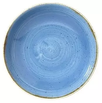 Тарелка глубокая 24,8см 1,13л без борта Churchill Stonecast цвет Cornflower Blue SCFSEVB91