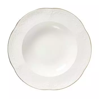 Тарелка глубокая 275 мл d 23 см Gold Aristocrat Noble | 313004-Gold