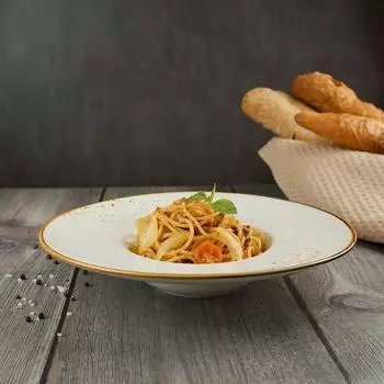 Тарелка глубокая 280мл d 29см h6см для пасты Elegance Sun P.L. Proff Cuisine | NGD008-3