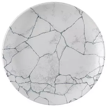 Тарелка мелкая 21,7см без борта цвет Kintsugi Pearl Grey, Churchill Studio Prints KTPGEVP81