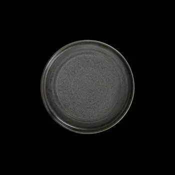 Тарелка мелкая с бортами 7,25 180 мм, серый Corone Urbano