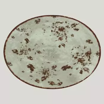Тарелка Peppery овальная плоская 32х23см серый RAK Porcelain | NNOP32PGY