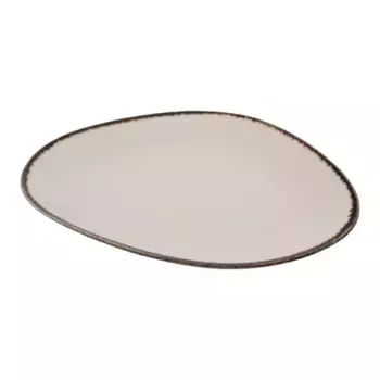 Тарелка плоская ассиметричная без полей Kutahya Atlantis BNGLX22DU801R14 (d22см, h2,5см)