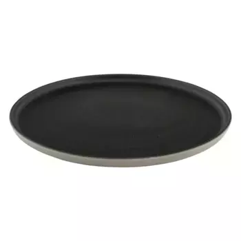 Тарелка плоская без полей Kutahya Lagom NOR27DU34R855A28 (d27см, h2,2см) Dark Stone