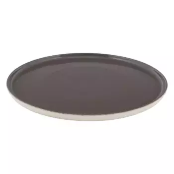 Тарелка плоская без полей Kutahya Lagom NOR27DU855A29 (d27см, h2,2см) Chocolate