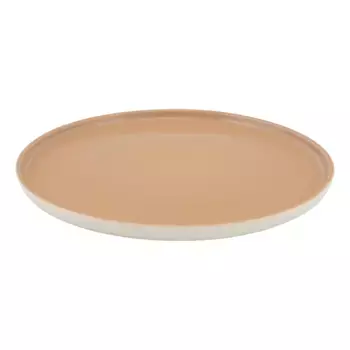 Тарелка плоская без полей Kutahya Lagom NOR27DU855A31 (d27см, h2,2см) Latte