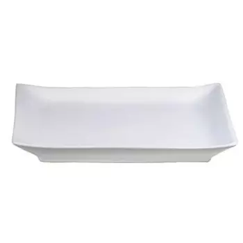 Тарелка прямоугольная 27,5*22см Киото Вайт Sabotage Design | H2069C/PT212