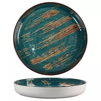 Тарелка с бортом d 19,5см h2,6см Texture Dark Green P.L. Proff Cuisine | 52477