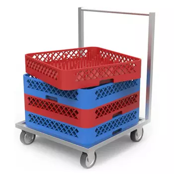 Тележка для посудомоечных кассет Кобор ТПК-58/55