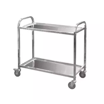 Тележка сервировочная 2-х ярусная 80х45х90см P.L. Proff Cuisine | JQ-ST019M2