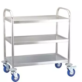 Тележка сервировочная CuisinAid CD-RST3B 3 полки 810х460х850мм