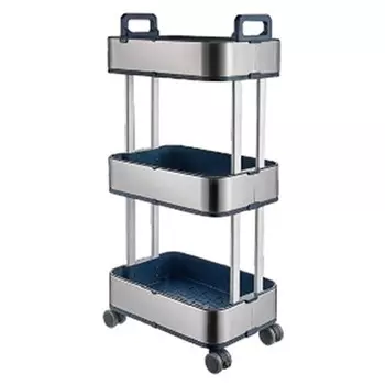 Тележка сервировочная Foodatlas JAH-019 (3 яруса)