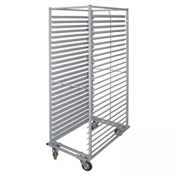 Тележка-шпилька для подносов для пельменей Меркурий (ПИК) колеса черная резина