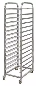 Тележка-шпилька для противней Luxstahl ТШГР-15 нерж разборная