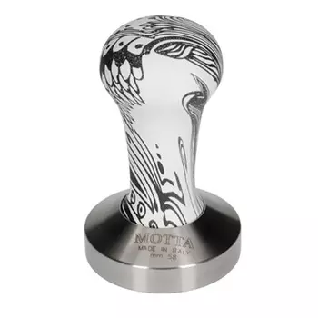 Темпер MOTTA 58 мм (плоский), черно-белый