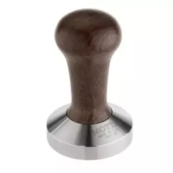 Темпер MOTTA 58 мм (выпуклый), с коричневой ручкой