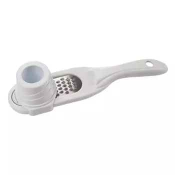 Терка 17*4см нерж.+пластик, плоская с держателем для чеснока Fackelmann | 73125