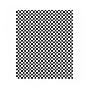 Упаковочная бумага "Чёрно-белая клетка", 28х34 см, 1000шт, жирост. пергамент Garcia De Pou | 169.10