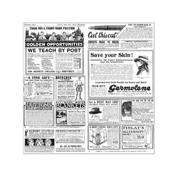 Упаковочная бумага "Газета", 31х31 см, жирост. пергамент 32 г/см2, 1000шт Garcia De Pou | 186.30