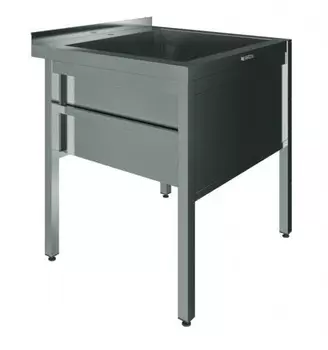 Ванна котломоечная с бортом Restoinox ВМСК-1/7/7-Б