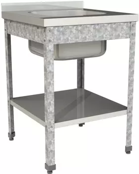 Ванна моечная цельнотянутая Restoinox ВМЦ-1/5/6-БП-ЭЦ