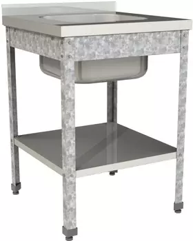 Ванна моечная цельнотянутая Restoinox ВМЦ-1/7/6-БП-ЭЦ